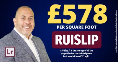 Exploring Ruislip's Property Market Pulse: Monthly £578/sq.ft Statistics & Trends by Lawrence Rand