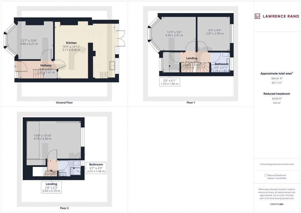 Floorplan for Mount Park Road, Pinner, HA5