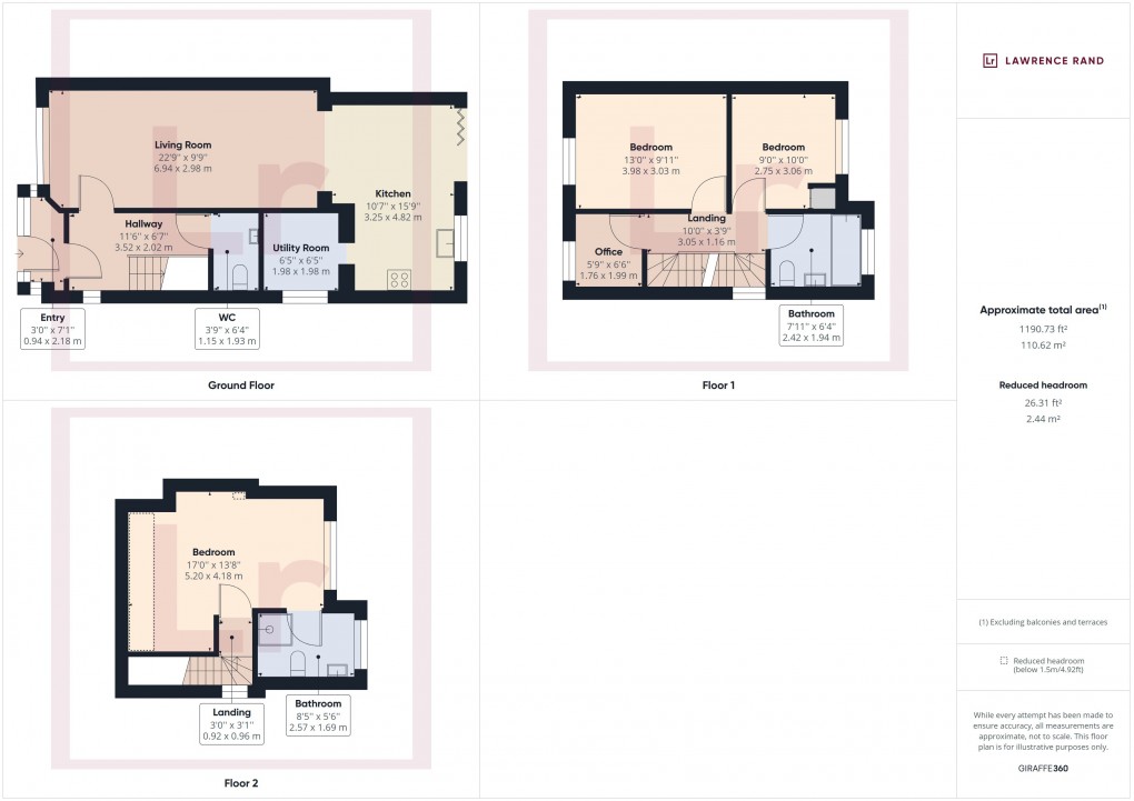 Floorplan for Parkfield Crescent, Ruislip, HA4