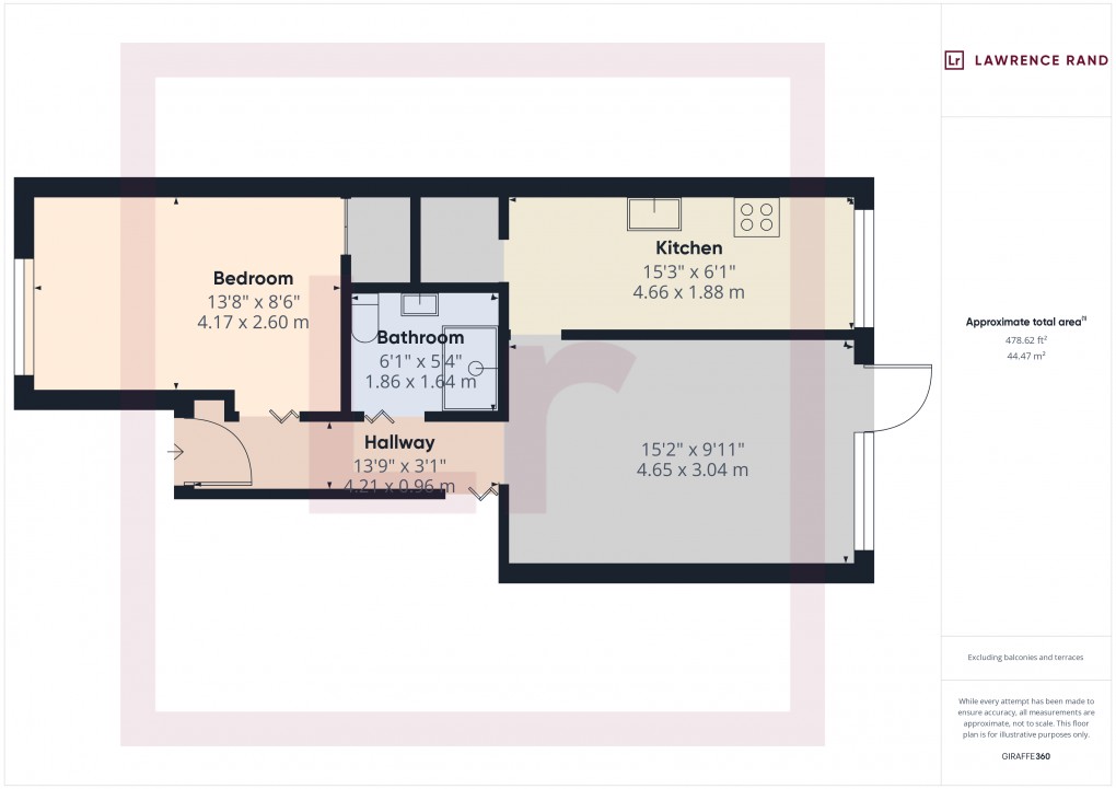 Floorplan for St. Clement Close, Uxbridge, UB8
