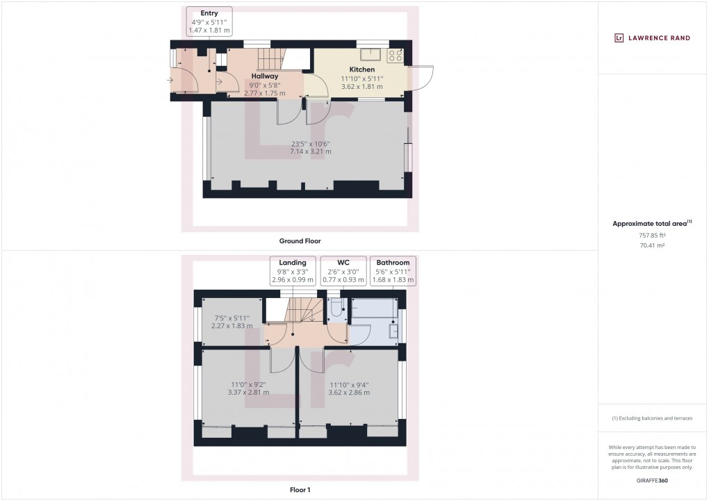 Floorplan for Parkfield Road, Northolt, UB5
